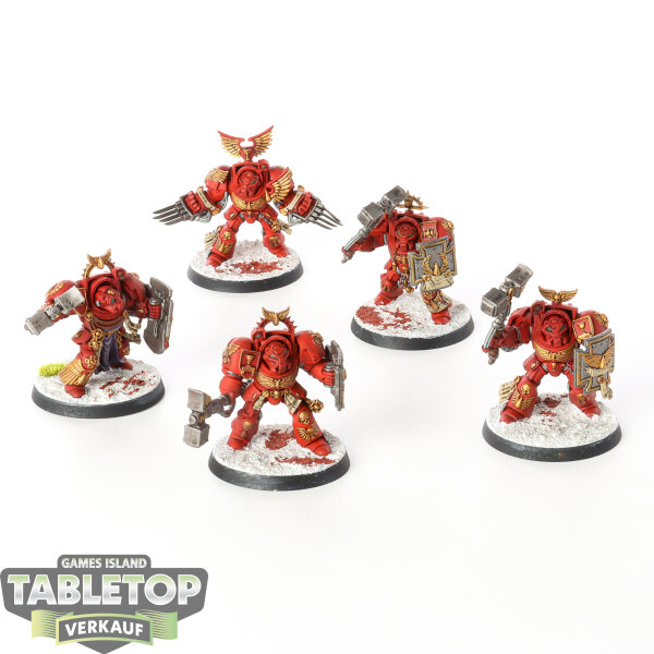 Blood Angels - 5x Terminator Assault Squad - bemalt