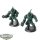 Tau Empire - 2 XV25 Stealth Battlesuits - grundiert