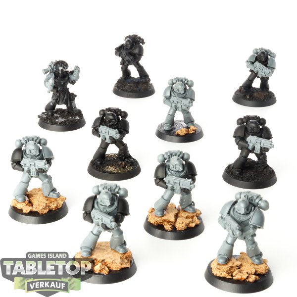 Horus Heresy - 10 x MKIV Tactical Squad - teilweise bemalt