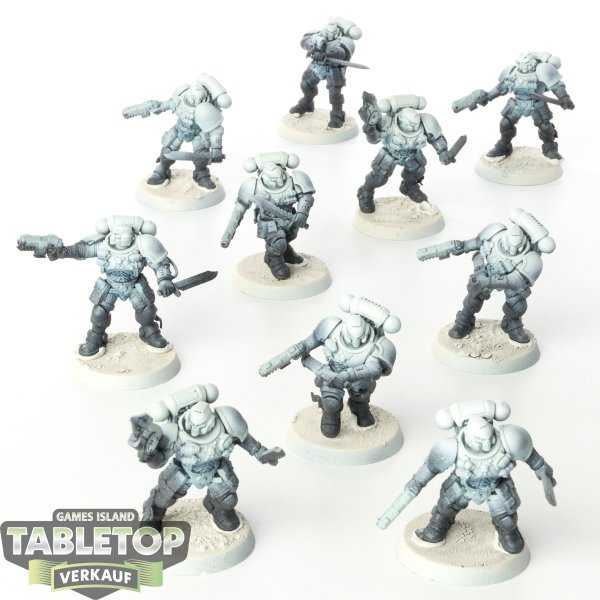 Space Marines - 10 x Primaris Reivers - teilweise bemalt