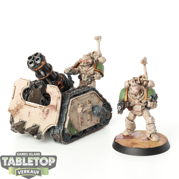 Horus Heresy - Legion Rapier Battery with Quad Launcher - bemalt