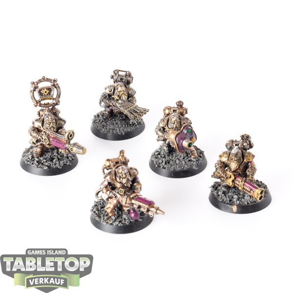 Kharadron Overlords - 5x Grundstok Thunderers - teilweise bemalt