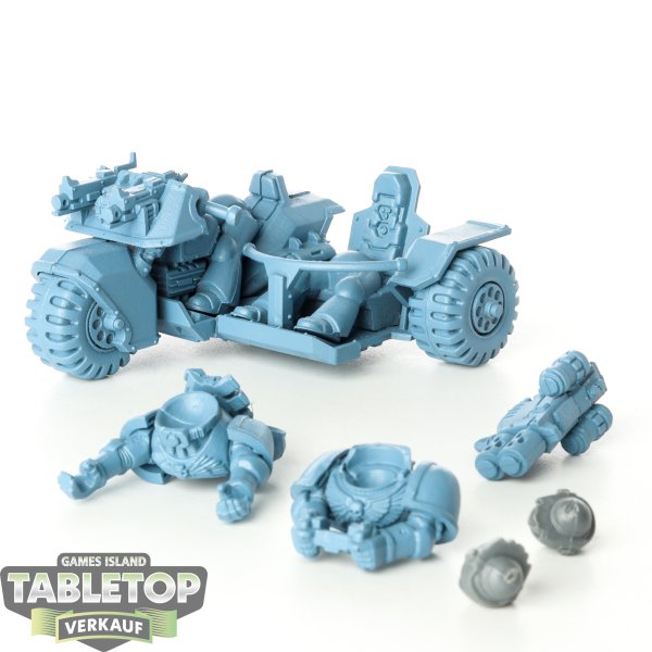 Space Wolves - Attack Bike - teilweise bemalt