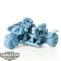 Space Marines - Attack Bike - grundiert