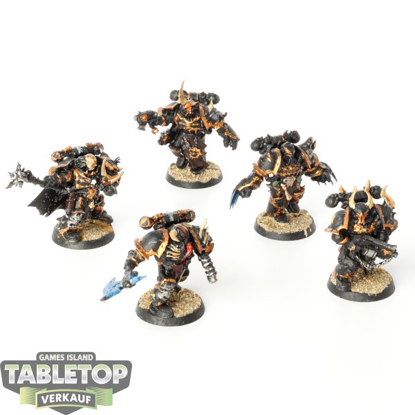 Chaos Space Marines - 5x Chosen klassisch - bemalt