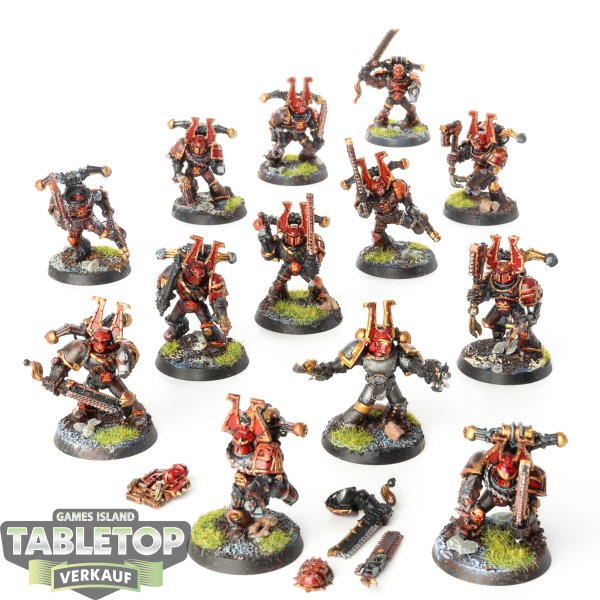 World Eaters - 13x Khorne Berzerkers klassisch - bemalt