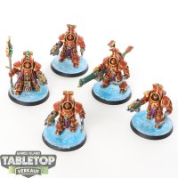 Thousand Sons - 5 x Scarab Occult Terminators - bemalt