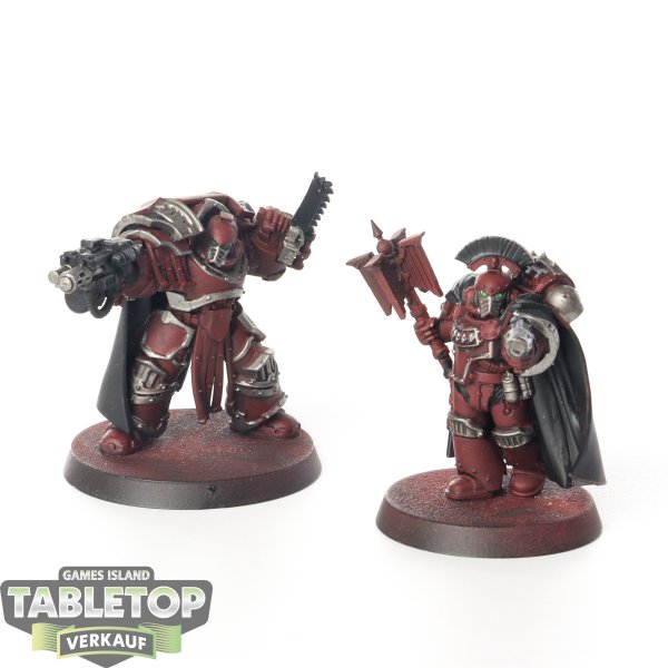 Horus Heresy - Legion Cataphractii Praetor & Chaplain Consul - bemalt