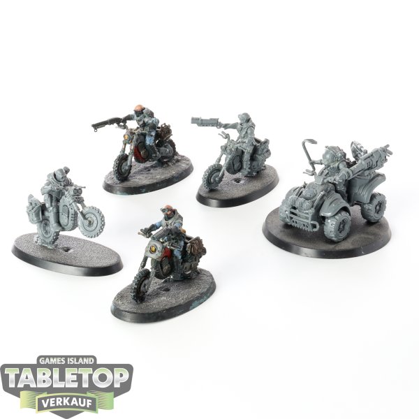 Genestealer Cults - 5x Atalan Jackals - teilweise bemalt