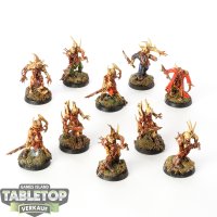 Death Guard - 10x Poxwalkers - bemalt