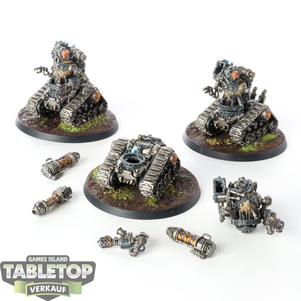 Adeptus Mechanicus - 3x Kataphron Destroyers - bemalt