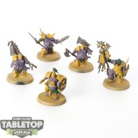 Maggotkin of Nurgle - 5x Putrid Blightkings - teilweise...