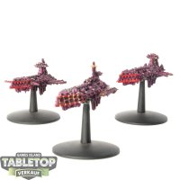 Raumflotte Gothic - 3 x Infidel Class Raider - bemalt