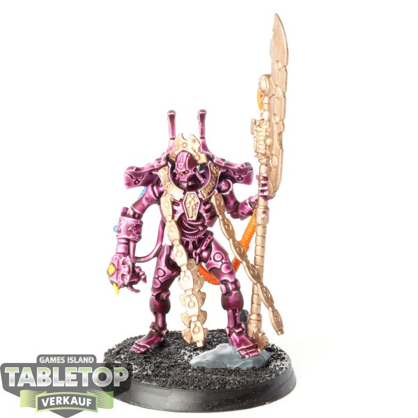 Necrons - Overlord with Tachyon Arrow - bemalt