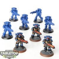 Space Marines - 8 x Intercessors - teilweise bemalt