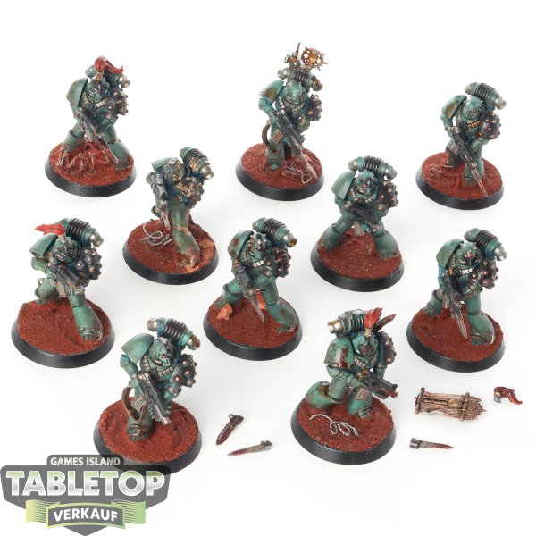 Horus Heresy - 10x Legion MKVI Tactical Squad - bemalt