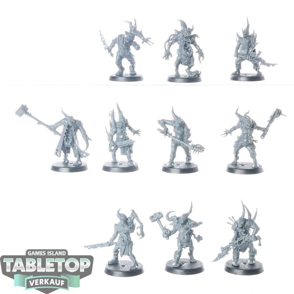 Death Guard - 10 x Poxwalkers - unbemalt