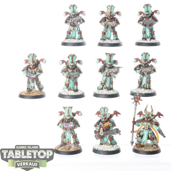 Thousand Sons - 10 x Rubric Marines - bemalt