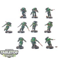 Space Marines - 10 x Assault Intercessors - bemalt