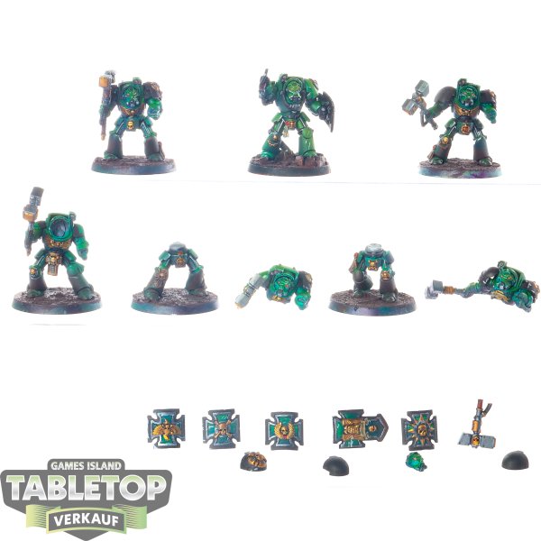 Space Marines - 6 x Terminator Assault Squad - teilweise gebaut