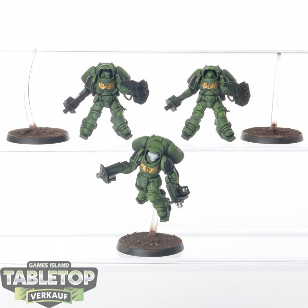 Space Marines - 3 x Primaris Inceptors - teilweise bemalt