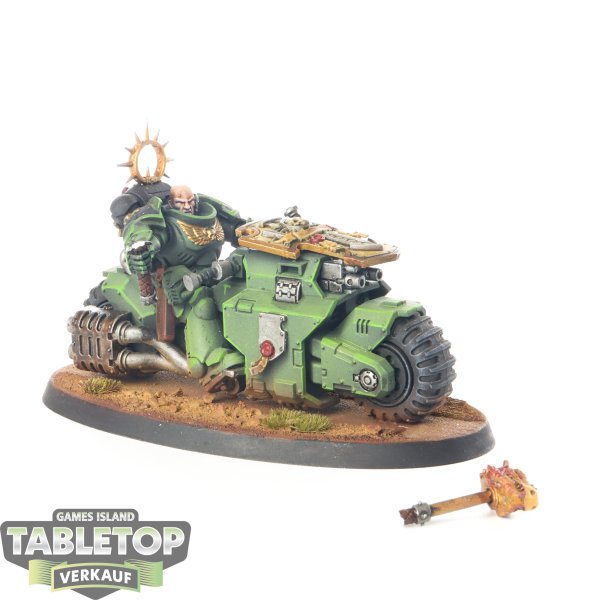 Space Marines - Primaris Chaplain on Bike - bemalt