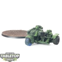 Space Marines - Attack Bike - teilweise bemalt