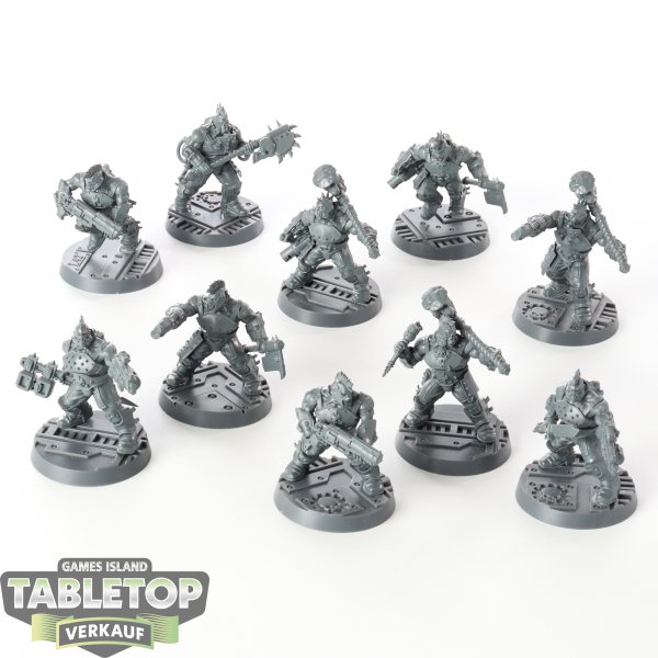 Necromunda - 10x Goliath Gang - unbemalt