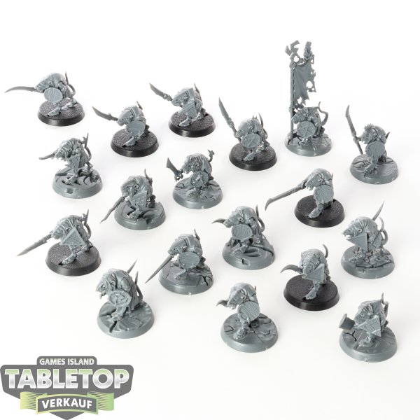 Skaven - 20x Clanrats - unbemalt