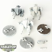 Tau Empire - 3 x XV8 Crisis Battlesuit Team klassisch -...