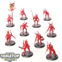 Blades of Khorne - 10 x Daemons Of Khorne Bloodletters -...