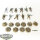 Astra Militarum - 10 x Cadian Shock Troops - teilweise bemalt