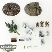 Astra Militarum - 2 x Field Ordnance Battery - teilweise...