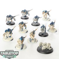 Tyraniden - 10 x Termagants - teilweise bemalt