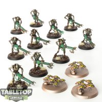 Necrons - 10x Necron Warriors - bemalt