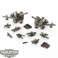 Astra Militarum - 2 x Field Ordnance Battery - teilweise...