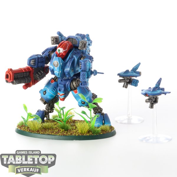 Tau Empire - XV95 Ghostkeel Battlesuit - bemalt