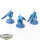 Tau Empire - 3 x Stealth Battlesuits - teilweise bemalt