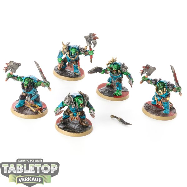 Orruk Warclans - 5 x Brutes - bemalt