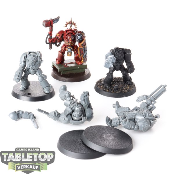 Space Marines - 5 x Terminator Squad klassisch - teilweise gebaut