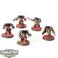 Chaos Space Marines - 5 Chaos Terminator Squad - bemalt