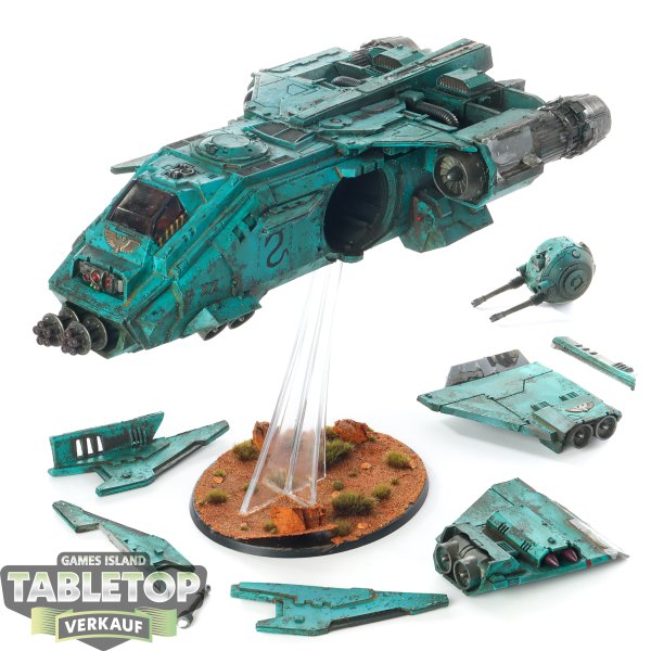 Horus Heresy - Alpha Legion Fire Raptor Gunship - bemalt