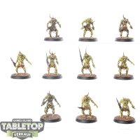 Maggotkin of Nurgle - 10 x Plaguebearers of Nurgle - bemalt