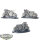 Space Marines - 3 x Outriders - grundiert