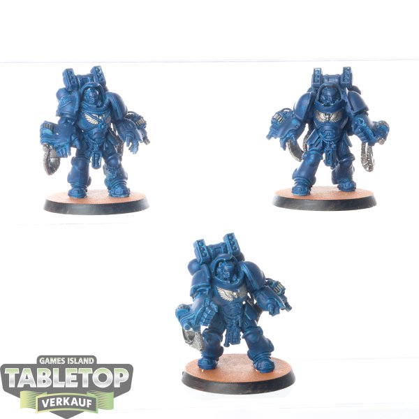 Space Marines - 3 x Primaris Aggressors - teilweise bemalt