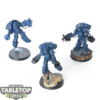 Space Marines - 3 x Primaris Inceptors - teilweise bemalt