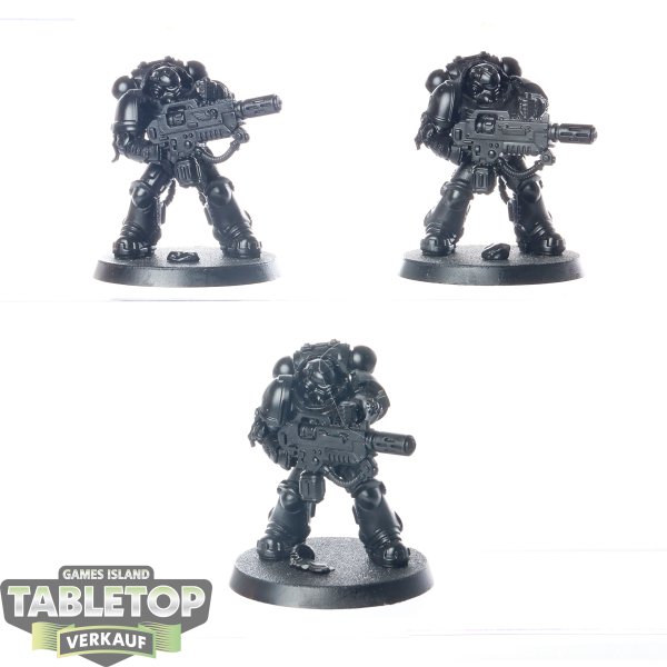 Space Marines - 3 x Primaris Eradicators - teilweise bemalt