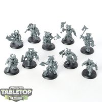 Blades of Khorne - 10 Blood Warriors - unbemalt