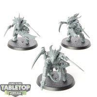 Tyraniden - 3 x Tyranid Warriors - unbemalt