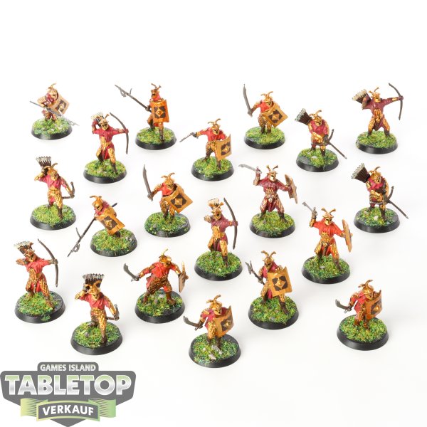 HdR Figuren - Böse - 20x Easterling Warriors - bemalt